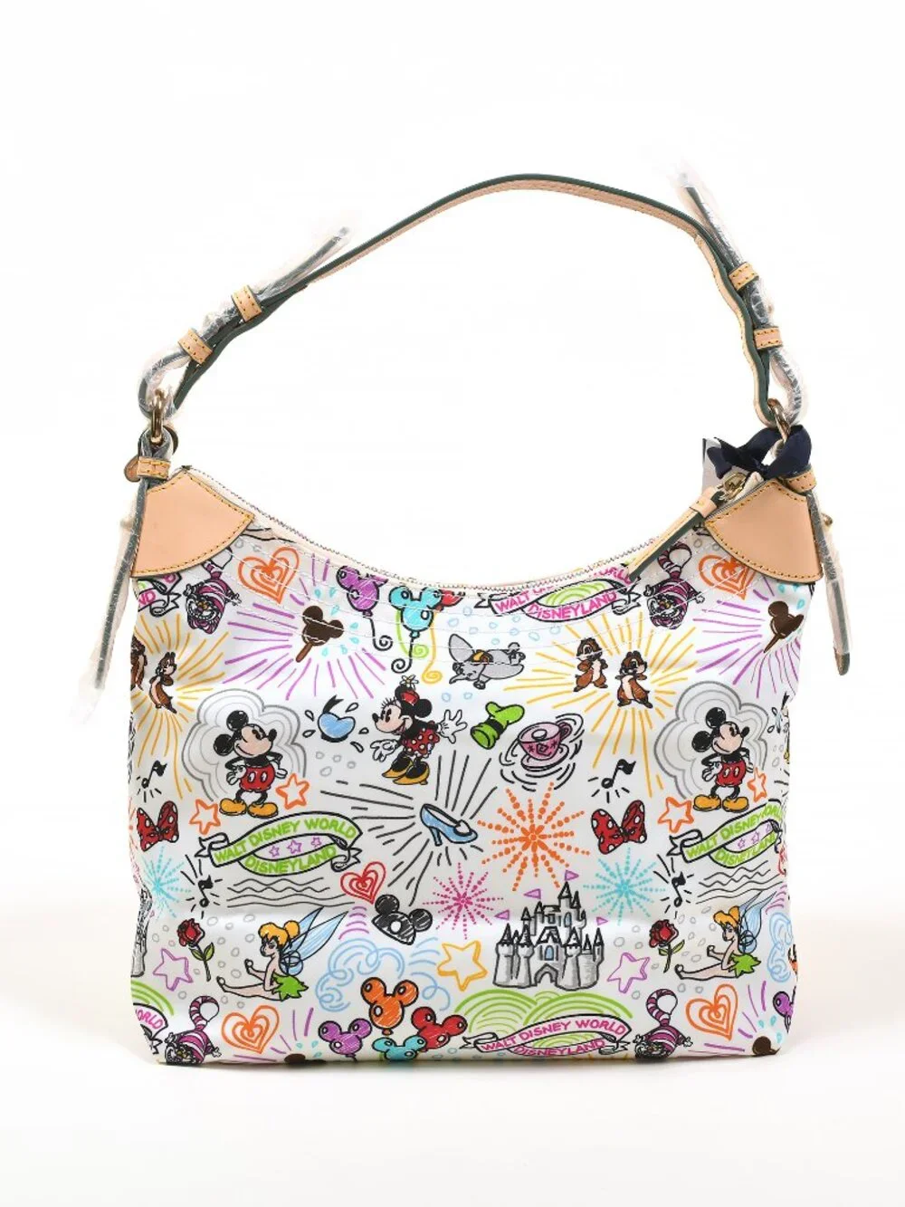 Disney Dooney & Bourke Sketch Hobo Bag Walt Disney World Mickey Minnie NWT
